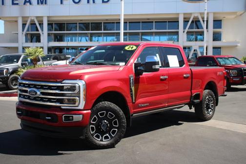 RAPID RED 2024 Ford F-250 PLATINUM