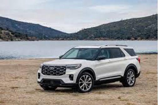 STAR WHITE MET TRI-COAT 2025 Ford Explorer PLATINUM