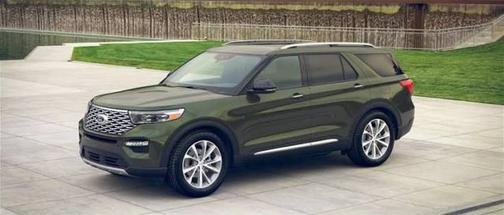 FORGED GREEN METALLIC 2023 Ford Explorer TIMBERLINE
