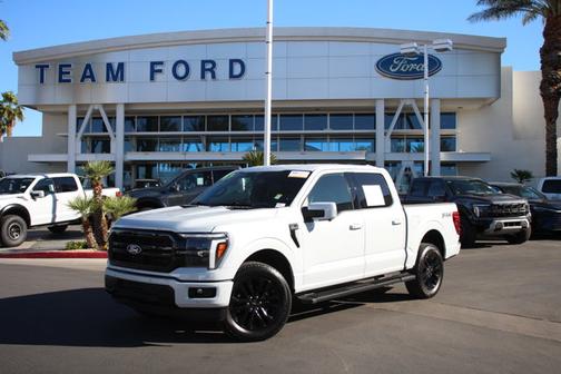 SPACE WHITE METALLIC 2025 Ford F-150 LARIAT