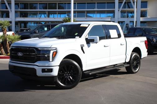 SPACE WHITE METALLIC 2025 Ford F-150 LARIAT