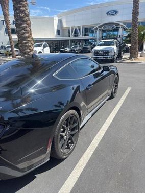 SHADOW BLACK 2025 Ford Mustang ECOBOOST PREMIUM