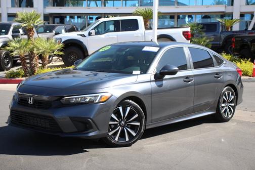 Gray Metallic 2022 Honda Civic EX