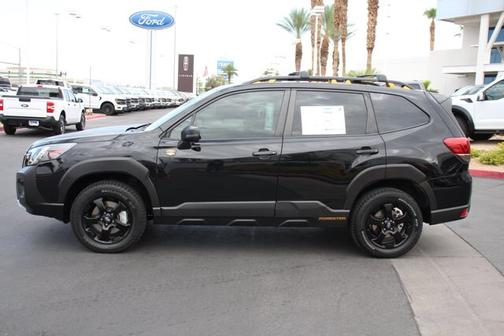 Crystal Black Silica 2023 Subaru Forester WILDERNESS