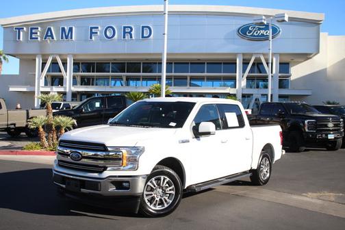 WHITE PLATINUM METALLIC TC 2019 Ford F-150 LARIAT