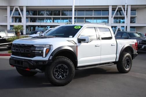 SPACE WHITE METALLIC 2025 Ford F-150 RAPTOR