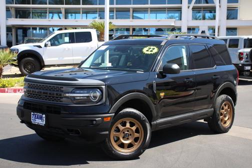 SHADOW BLACK 2022 Ford Bronco Sport BADLANDS