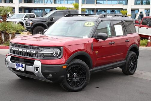 RUBY RED METALLIC TC 2025 Ford Bronco Sport BADLANDS