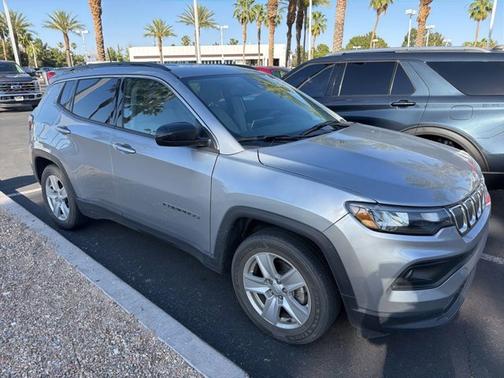 Billet Silver Clearcoat Metallic 2022 Jeep Compass LATITUDE