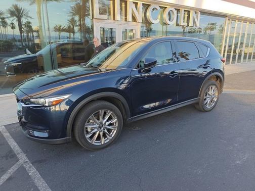 DEEP CRYSTAL BLUE MICA 2021 Mazda CX-5 GRAND TOURING RESERVE