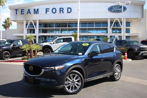 DEEP CRYSTAL BLUE MICA 2021 Mazda CX-5 GRAND TOURING RESERVE