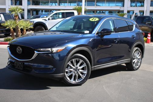 DEEP CRYSTAL BLUE MICA 2021 Mazda CX-5 GRAND TOURING RESERVE