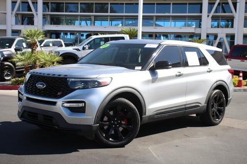 ICONIC SILVER METALLIC 2021 Ford Explorer ST