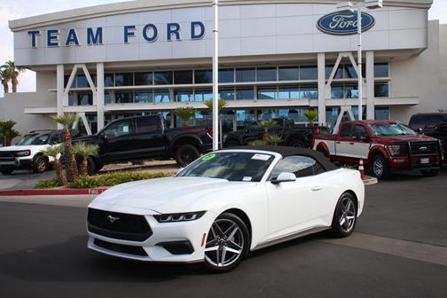 OXFORD WHITE 2025 Ford Mustang ECOBOOST