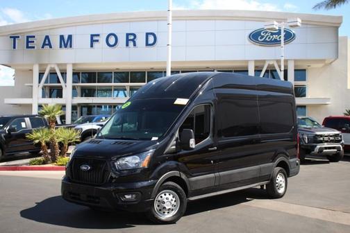 AGATE BLACK METALLIC 2025 Ford Transit-250 148 WB HIGH ROOF CARGO