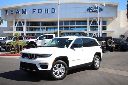 Bright White Clearcoat 2023 Jeep Grand Cherokee LIMITED