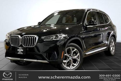 Black Sapphire Metallic 2023 BMW X3 xDrive30i