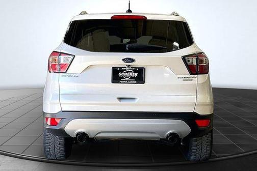 White Platinum Tri-Coat 2017 Ford Escape Titanium
