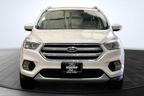 White Platinum Tri-Coat 2017 Ford Escape Titanium