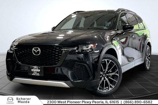 Jet Black Mica 2025 Mazda CX-70 PHEV Premium Plus Package