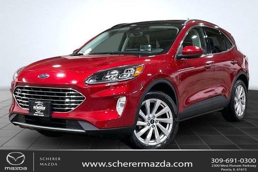 Rapid Red Metallic Tinted Clearcoat 2022 Ford Escape Titanium
