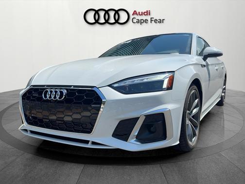 Glacier White Metallic 2024 Audi A5 Sportback 45 S line quattro Premium
