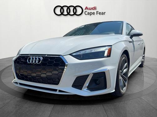 Glacier White Metallic 2024 Audi A5 Sportback 45 S line quattro Premium