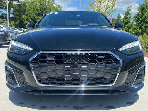 Mythos Black Metallic 2021 Audi A5 Sportback 45 S line Prestige