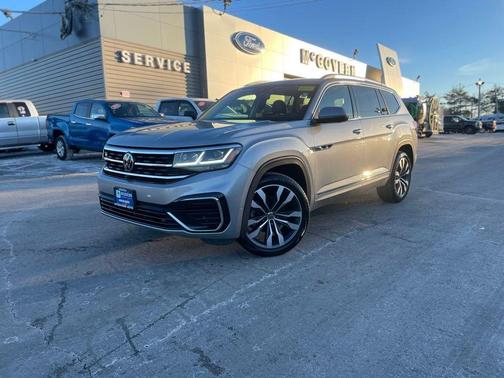 Pyrite Silver Metallic 2022 Volkswagen Atlas 3.6 SEL PREMIUM R-LINE
