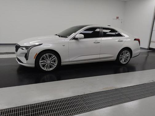 Crystal White Tricoat 2021 Cadillac CT4 Premium Luxury