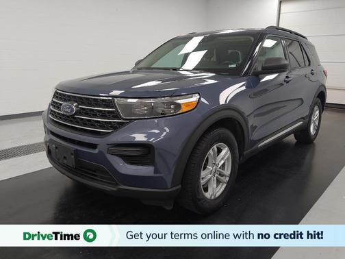 Blue 2021 Ford Explorer XLT
