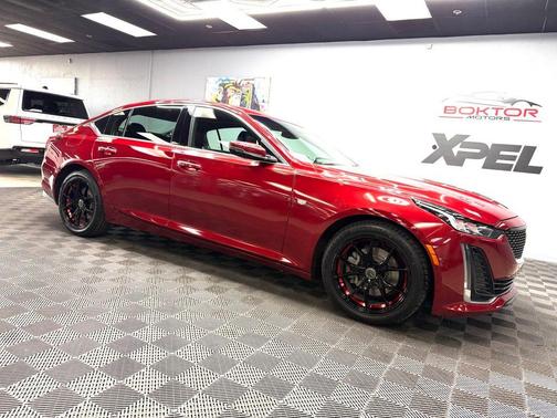 Radiant Red 2023 Cadillac CT5 Premium Luxury RWD