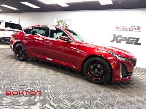 Radiant Red 2023 Cadillac CT5 Premium Luxury RWD