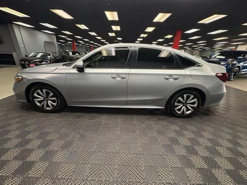 Solar Silver Metallic 2025 Honda Civic LX