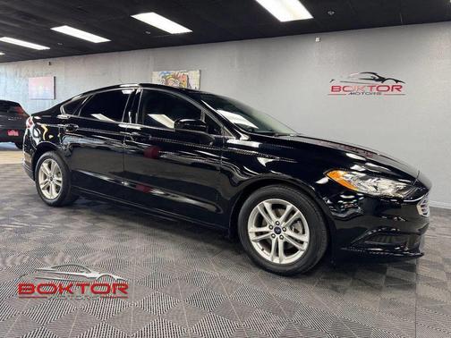 Shadow Black 2018 Ford Fusion SE