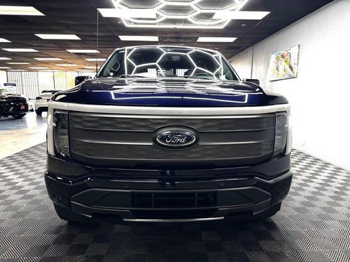 Blue Metallic 2023 Ford F-150 Lightning LARIAT