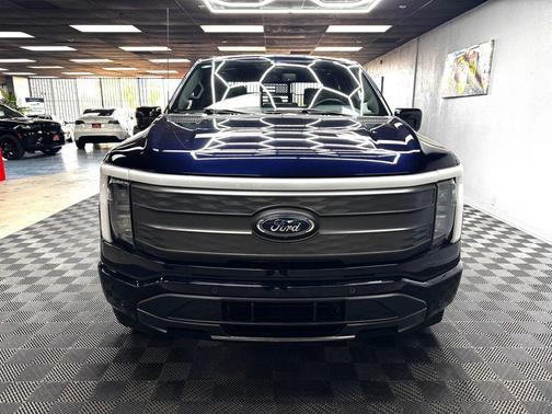 Blue Metallic 2023 Ford F-150 Lightning LARIAT