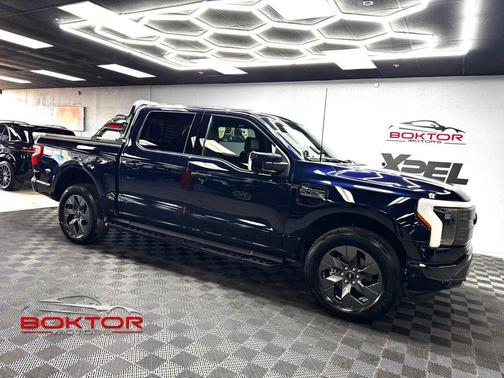 Blue Metallic 2023 Ford F-150 Lightning LARIAT