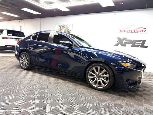 Deep Crystal Blue Mica 2023 Mazda Mazda3 FWD w/Preferred Package