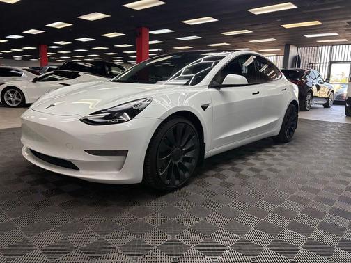 Pearl White Multi 2021 Tesla Model 3 Standard Range Plus