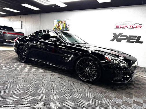 Black 2018 Mercedes-Benz SL 450 Base