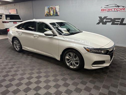 Platinum White Pearl 2020 Honda Accord LX 1.5T