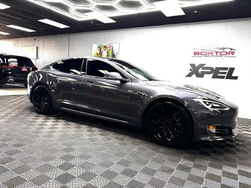 Gray 2021 Tesla Model S Long Range