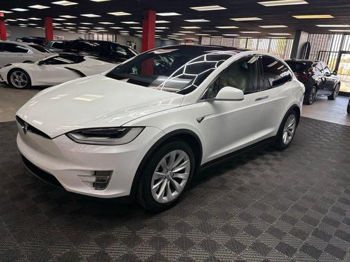 Pearl White Multi 2020 Tesla Model X Long Range