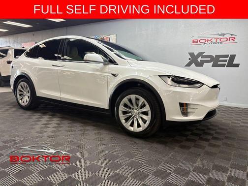 Pearl White Multi 2020 Tesla Model X Long Range