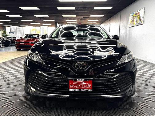 Midnight Black Metallic 2019 Toyota Camry LE