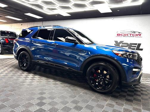 Blue Metallic 2020 Ford Explorer ST