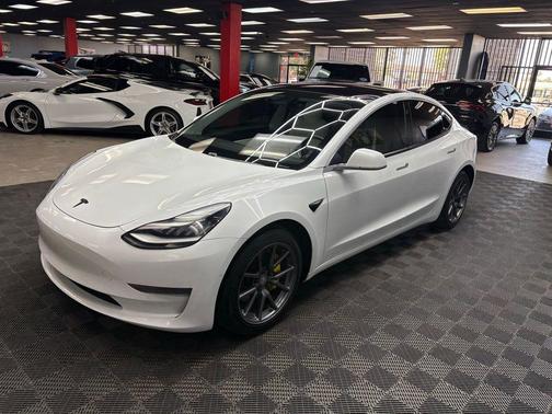 Pearl White Multi 2020 Tesla Model 3 Standard Range Plus