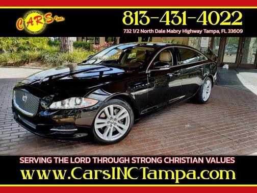 Ultimate Black Clearcoat Metallic 2013 Jaguar XJ L Portfolio