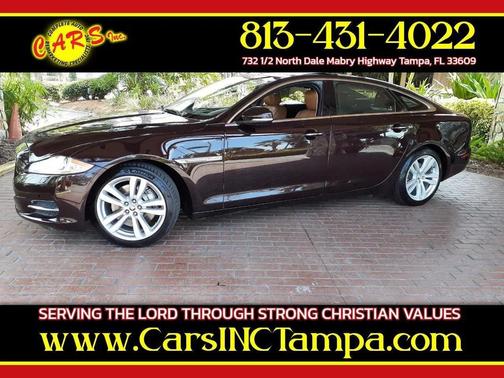 Deep Caviar Red Clearcoat Metallic 2013 Jaguar XJ L Portfolio